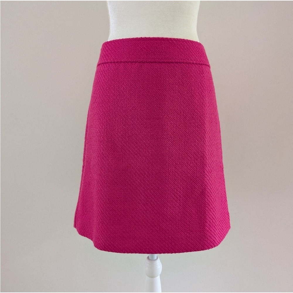 J. Crew Vibrant Pink A-Line Skirt NWT